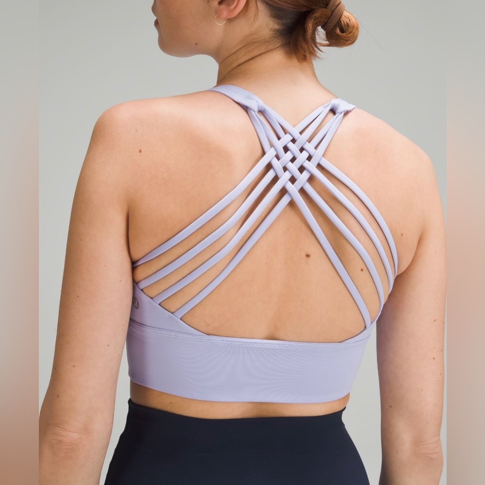 Lululemon Free to Be Longline Bra - Wild *Light Support, A/B Lilac Smoke
